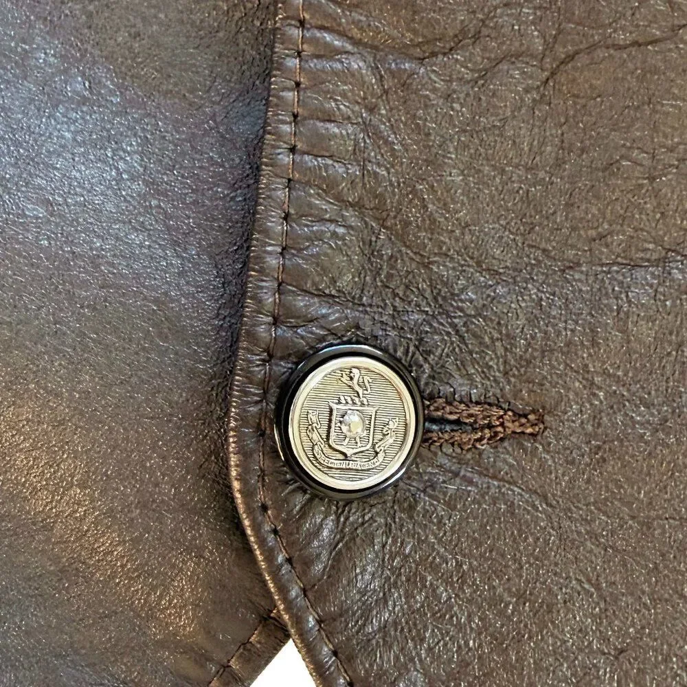 Vintage St. Johns Bay Leather Vest